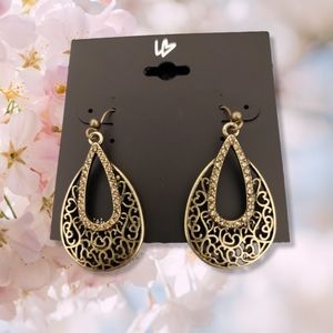 Lane Bryant Vintage Style Tear Drop Earrings